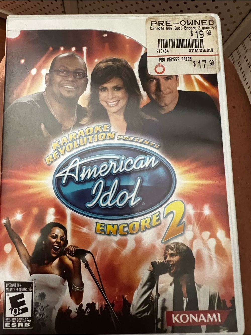Konami American Idol Encore 2 (White) - Karaoke Revolution Video Game